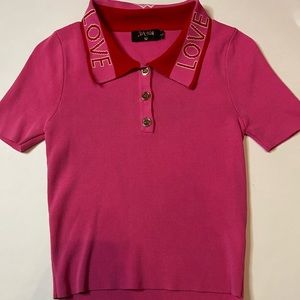 I am selling this cute hot pink polo top from balboa
